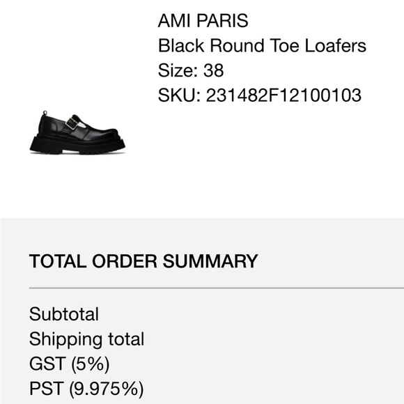 Ami black loafers - Picture 2 of 4